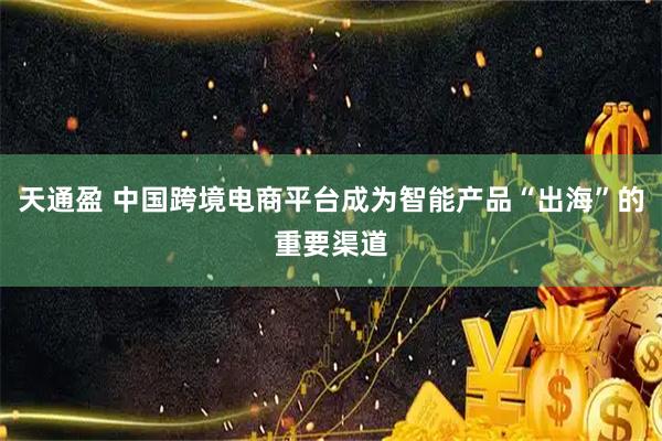 天通盈 中国跨境电商平台成为智能产品“出海”的重要渠道
