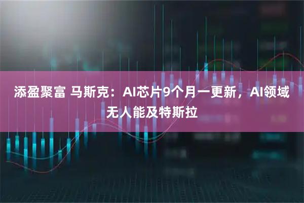 添盈聚富 马斯克：AI芯片9个月一更新，AI领域无人能及特斯拉